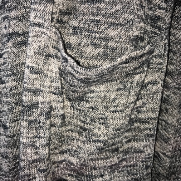 NWT SOFT cardigan black & Dusty pink knit longline XS LuLaRoe cozy lightweight - Picture 6 of 8